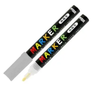 M&g Acrylic Paint Marker - 2.0mm Fine Bullet Tip - S110 - Silver