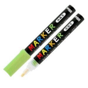 M&g Acrylic Paint Marker - 2.0mm Fine Bullet Tip - S503 - Green Yellow