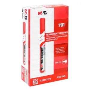 M&g Permanent Marker 701 - 2mm - Pack Of 10 - Black