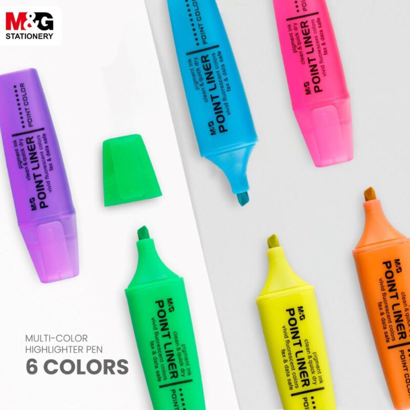 M&Amp;G Pointliner Neon Highlighter - 5Mm