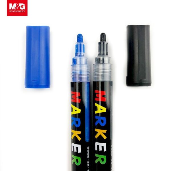 M&Amp;G Zpln6570 Acrylic Paint Marker – 2.0Mm Fine Bullet Tip – Bright Colors, Strong Coverage, Waterproof