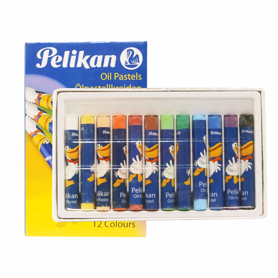 Pelikan Oil Pastels Vivid Color Oil Pastels - 12 Colors
