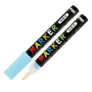 M&g Acrylic Paint Marker - 2.0mm Fine Bullet Tip - S610 - Aqua Blue