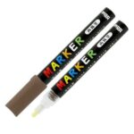 M&g Acrylic Paint Marker - 2.0mm Fine Bullet Tip - S421 - Iron Brown