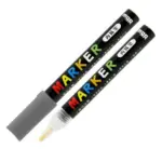 M&g Acrylic Paint Marker - 2.0mm Fine Bullet Tip - S911 - Dark Grey