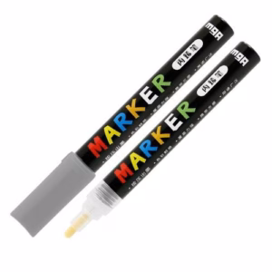 M&g Acrylic Paint Marker - 2.0mm Fine Bullet Tip - S900 - Grey