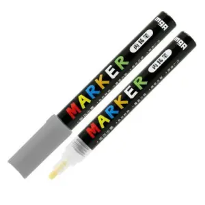 M&g Acrylic Paint Marker - 2.0mm Fine Bullet Tip - S900 - Grey