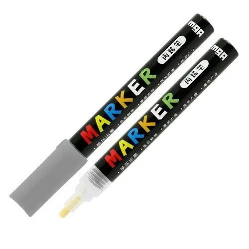 M&Amp;G Acrylic Paint Marker - 2.0Mm Fine Bullet Tip - S900 - Grey