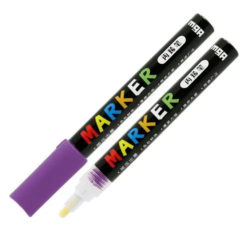 M&Amp;G Acrylic Paint Marker - 2.0Mm Fine Bullet Tip - S800 - Purple