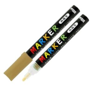 M&g Acrylic Paint Marker - 2.0mm Fine Bullet Tip - S411 - Tawny