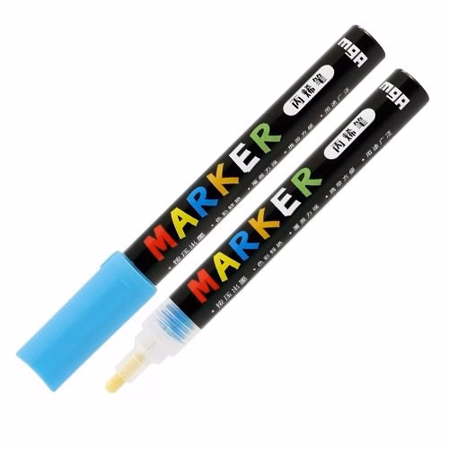 Home Mega-Electronics 24 M&Amp;G Acrylic Paint Marker - 2.0Mm Fine Bullet Tip - S602 - Sky Blue