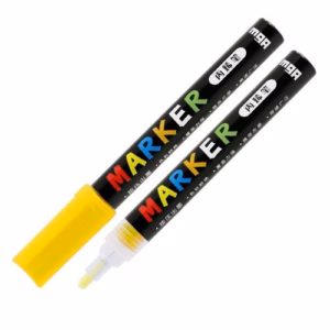 M&g Acrylic Paint Marker - 2.0mm Fine Bullet Tip - S400 - Yellow