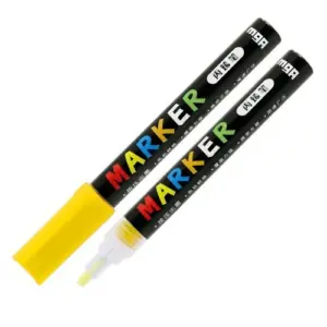 M&g Acrylic Paint Marker - 2.0mm Fine Bullet Tip - S400 - Yellow