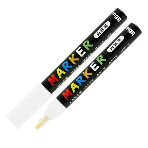 M&Amp;G Acrylic Paint Marker - 2.0Mm Fine Bullet Tip - S100 - White