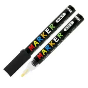 M&G Acrylic Paint Marker - 2.0mm Fine Bullet Tip - S900 - Black