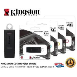 Kingston DataTraveler Exodia USB 3.2 Gen 1 Flash Drive