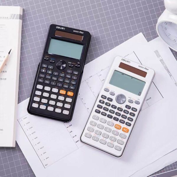 Deli Scientific Calculator D82Es Plus - Dual Power, 252 Functions, 12-Digit Large Display - Image 10