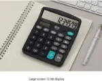 M&G Economic Desktop Calculator MGC-02 ADG98766 – Dual Power, 12-Digit Display, Grand Total Function - Image 4