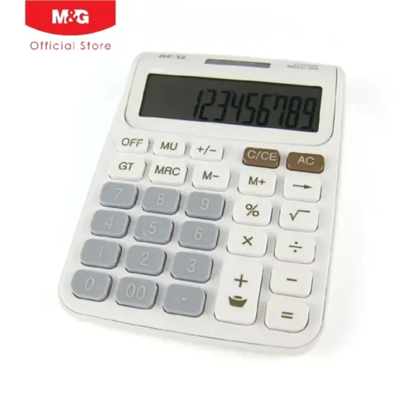 M&Amp;G Electronic Desktop Calculator Mgc-09 Adg98775 – Dual Power, 12-Digit Display, Grand Total Function - Image 6