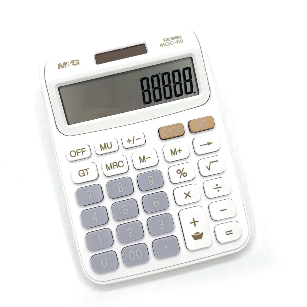 M&Amp;G Electronic Desktop Calculator Mgc-09 Adg98775