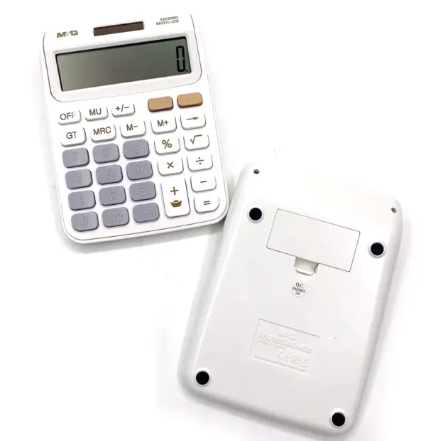 M&Amp;G Electronic Desktop Calculator Mgc-09 Adg98775 – Dual Power, 12-Digit Display, Grand Total Function - Image 11