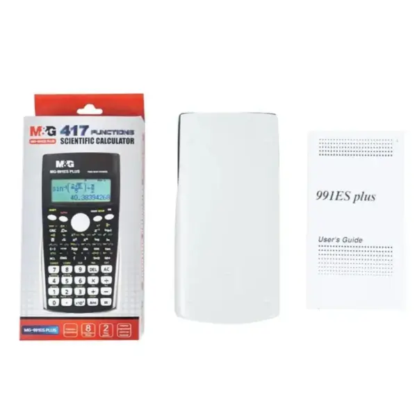 M&Amp;G Scientific Calculator Mg-991Es Plus Adg981D7 – Dual Power, 417 Functions, Large Display - Image 13