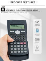 M&G Scientific Calculator MGC-03 ADG98767 – Dual Power, 240 Functions, 2-Line Display with Hard Case - Image 10