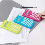 Deli Scientific Calculator 1710A – Dual Power, 240 Functions, 10+2 Digits Display, Multicolor