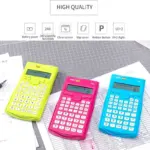 Deli Scientific Calculator 1710A – Dual Power, 240 Functions, 10+2 Digits Display, Multicolor