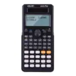 Deli Scientific Calculator D82ES Plus - Dual Power, 252 Functions, 12-Digit Large Display