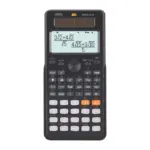 Deli Scientific Calculator D82ES Plus - Dual Power, 252 Functions, 12-Digit Large Display