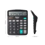 M&G Economic Desktop Calculator MGC-02 ADG98766 – Dual Power, 12-Digit Display, Grand Total Function