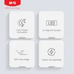 M&G Economic Desktop Calculator MGC-02 ADG98766 – Dual Power, 12-Digit Display, Grand Total Function