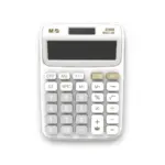 M&G Electronic Desktop Calculator MGC-09 ADG98775 – Dual Power, 12-Digit Display, Grand Total Function