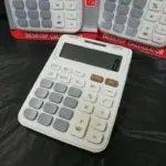 M&G Electronic Desktop Calculator MGC-09 ADG98775 – Dual Power, 12-Digit Display, Grand Total Function