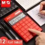 M&G Modern Tablet Desktop Calculator MGC-11 ADG98780 – Ultra Slim, 120 Steps Check & Correct, Multi-Color Options