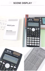 M&G Scientific Calculator MG-991ES Plus ADG981D7 – Dual Power, 417 Functions, Large Display