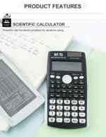 M&G Scientific Calculator MG-991ES Plus ADG981D7 – Dual Power, 417 Functions, Large Display