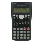 M&G Scientific Calculator MGC-03 ADG98767 – Dual Power, 240 Functions, 2-Line Display with Hard Case