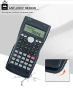 M&G Scientific Calculator MGC-03 ADG98767 – Dual Power, 240 Functions, 2-Line Display with Hard Case