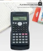 M&G Scientific Calculator MGC-03 ADG98767 – Dual Power, 240 Functions, 2-Line Display with Hard Case