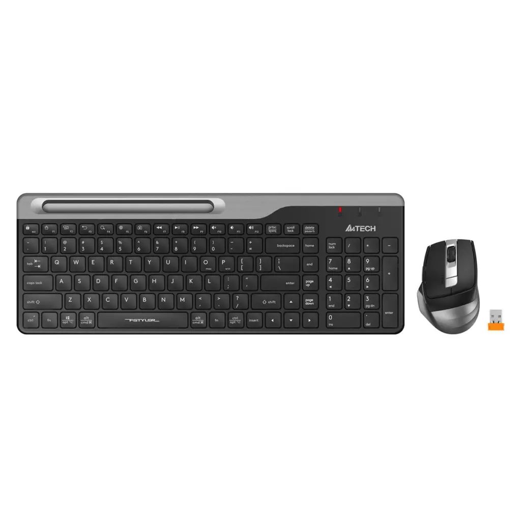 A4Tech Bluetooth Wireless Keyboard Rechargable Mouse Combo - Fb2535Cs