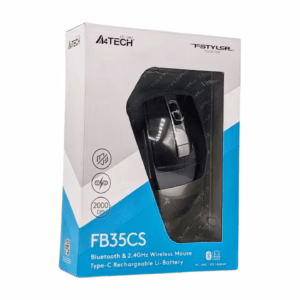 A4Tech Bluetooth Wireless Mouse - Rechargable - Silent Clicks - FB35CS