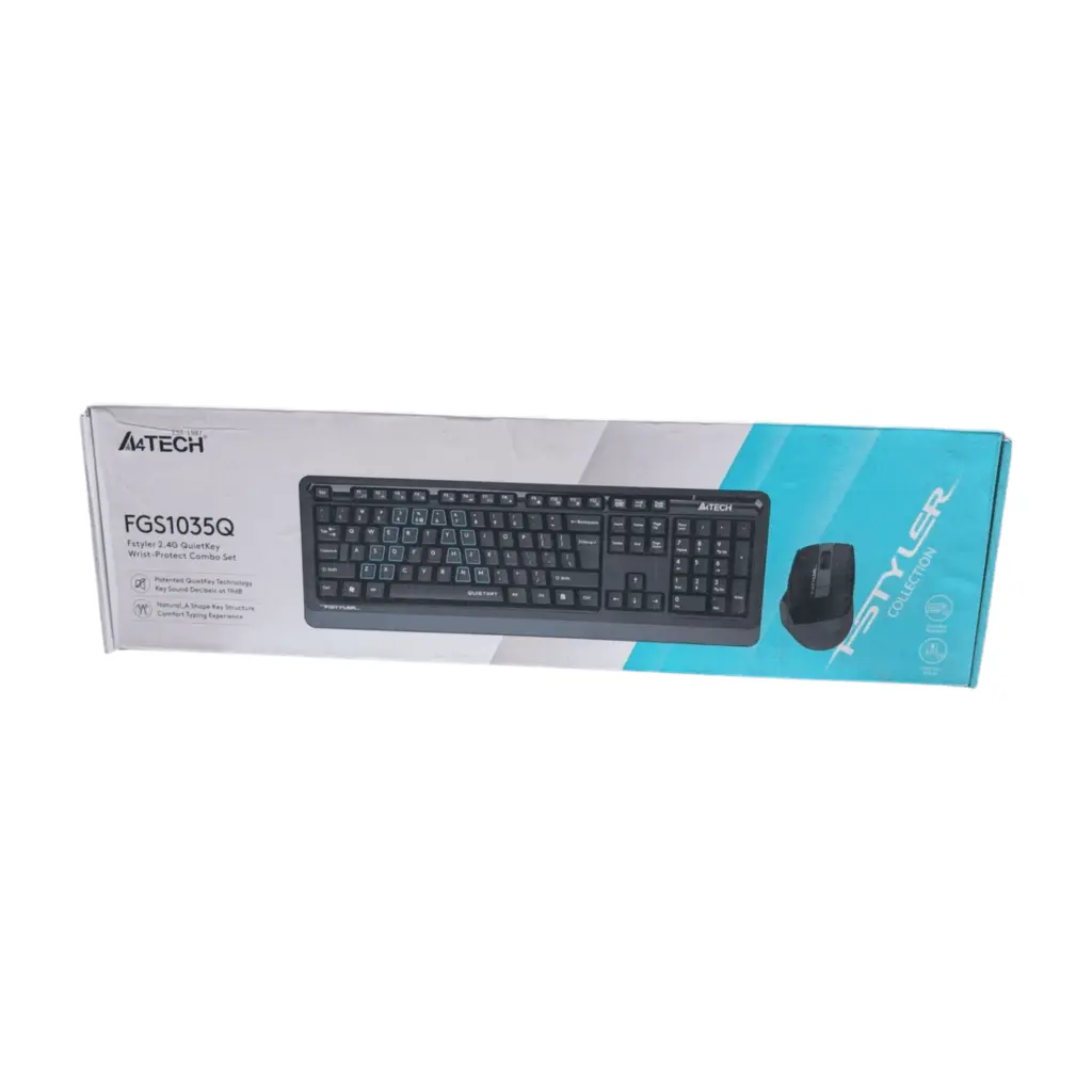 A4Tech Wireless Keyboard &Amp; Mouse Combo - Fgs1035Q