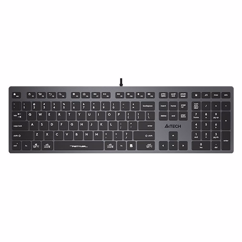 Home Mega-Electronics 110 A4Tech Wired Keyboard - Fx50 - Multimedia Hotkeys