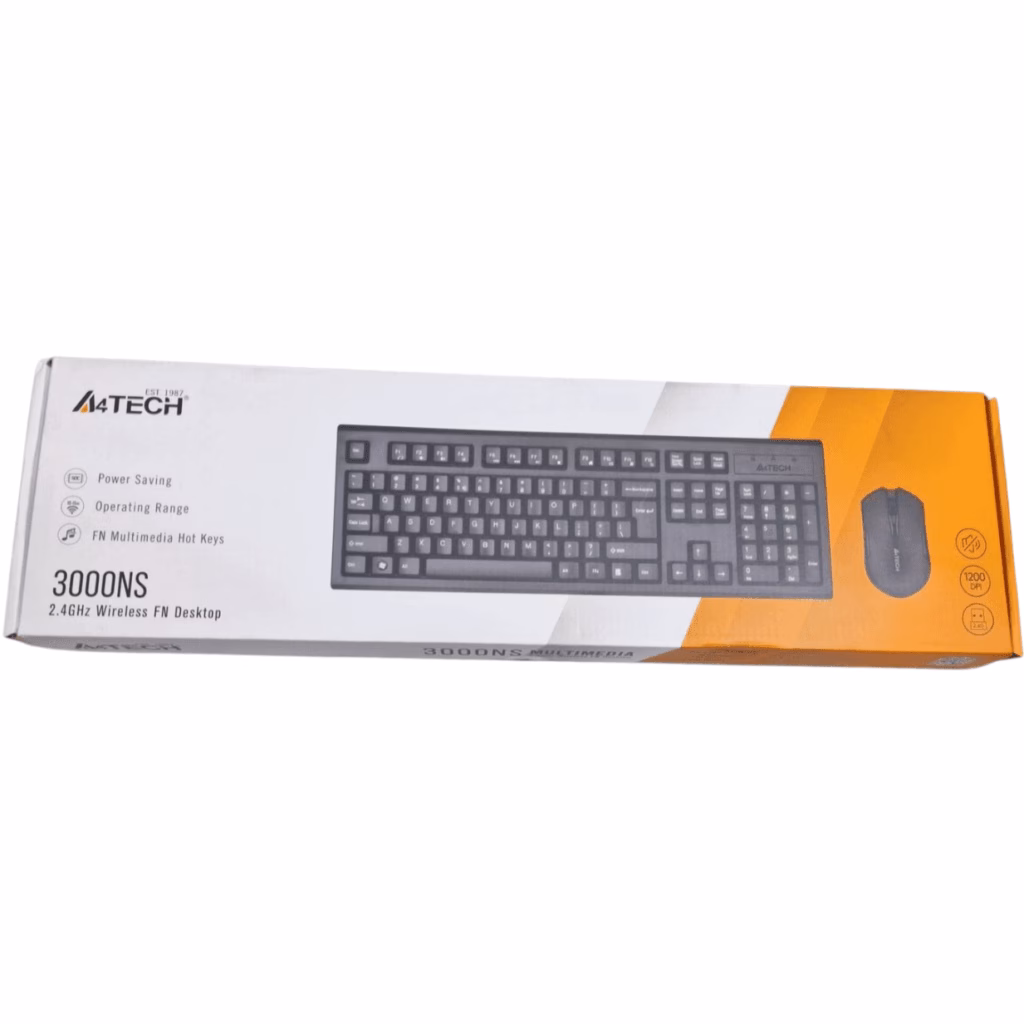 Home Mega-Electronics 106 A4Tech Wireless Keyboard &Amp; Mouse Combo - 4200Ns