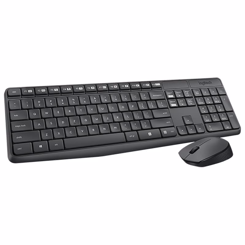 Home Mega-Electronics 87 Logitech Wireless Keyboard &Amp; Mouse Combo - Mk235