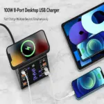 Wisdom 100W 8-Port USB & USB-C Charging Station - Image 7