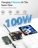 Wisdom 100W 8-Port USB & USB-C Charging Station - Image 6