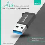 Amaze USB to Type‑C Female Adapter - A14 - Image 2